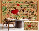I love Pizza Cafe Wallpaper