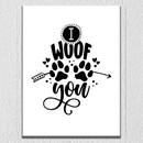 I woof You Wall Art