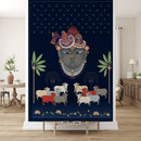 Modern Pichwai Art Wallpaper