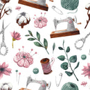 Leaf Sewing Wallpaper