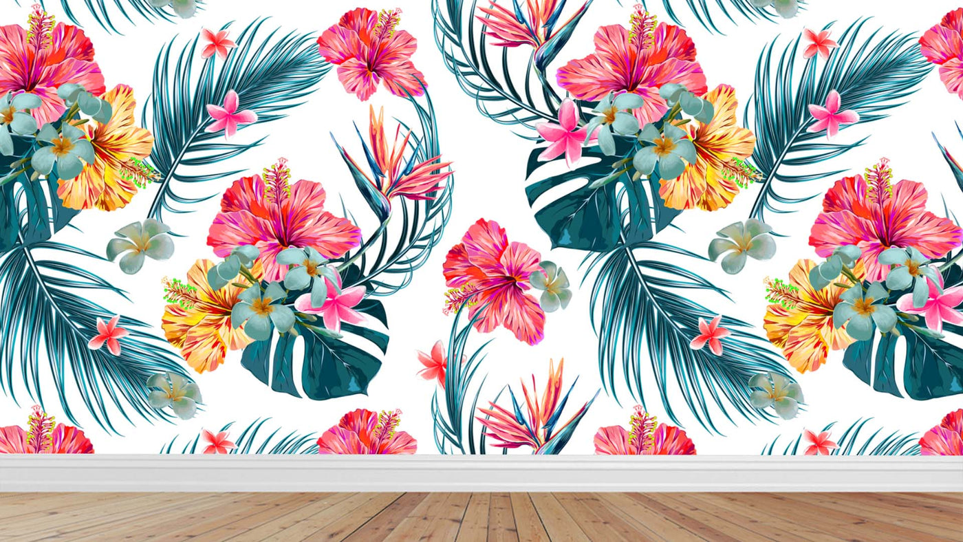 Charismatic Pink Hibiscus Wallpaper