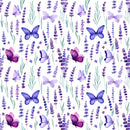 Laveder & Butterfly Wallpaper