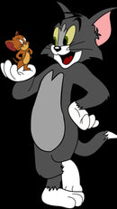 Tom And Jerry Self Adhesive Sticker For Refrigerator