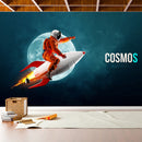 Cosmos Black And Blue Wallpaper