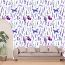 Laveder & Butterfly Wallpaper