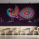 Traditional Peacock Rajasthani Wallpaper
