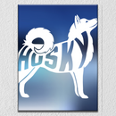 Husky Wall Art