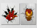 Iron Man Wall Art, Set of 2