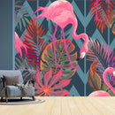 Blue Zig Zag Wallpaper