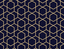 Gold 3D Sketch Self Adhesive Sticker For Wardrobe