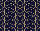 Gold 3D Sketch Self Adhesive Sticker For Wardrobe