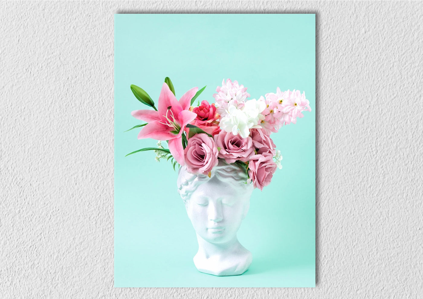 Flower Head Ancient Sculpture Art