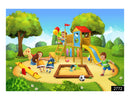 Kids Playing in Park wall covering
