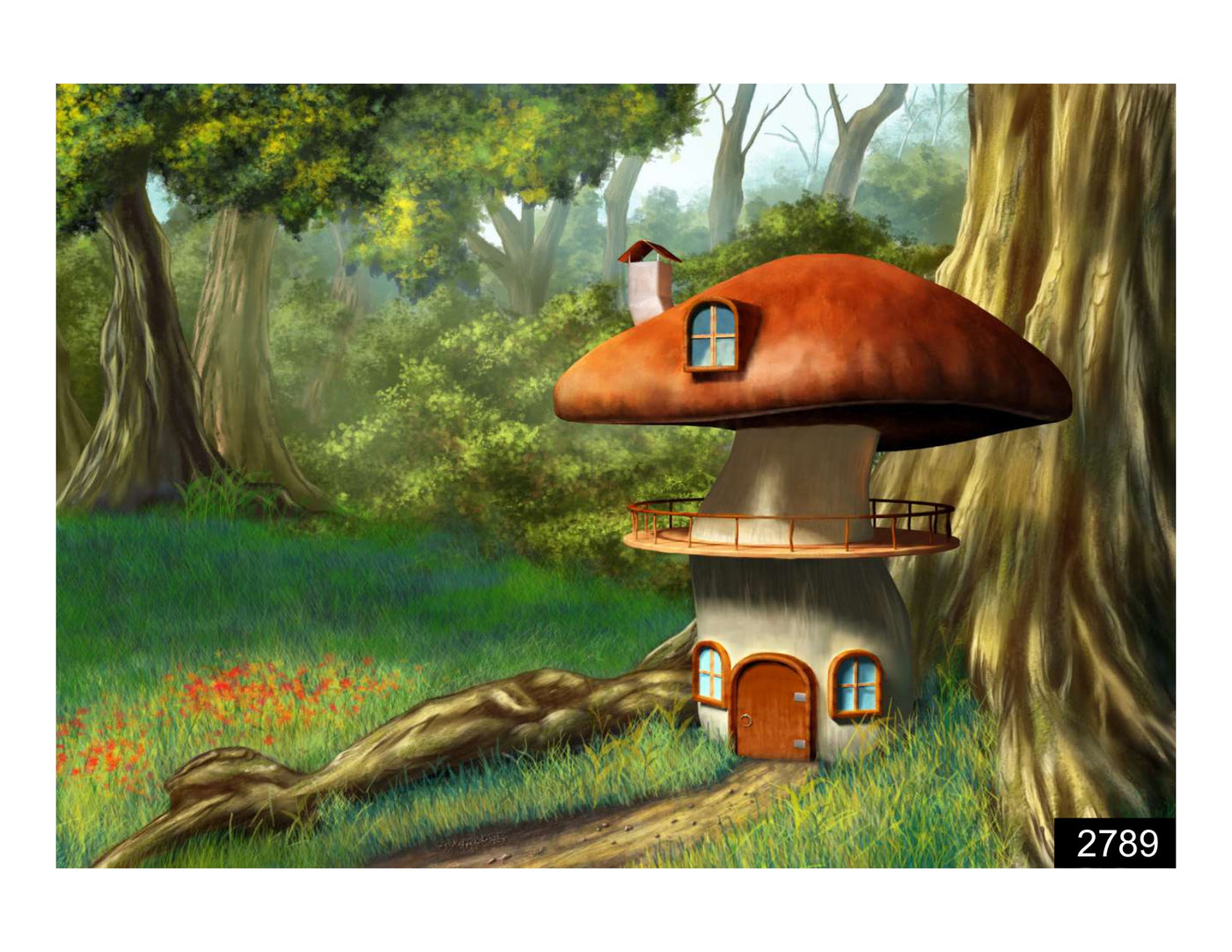 Mashroom House Wallpaper for wall