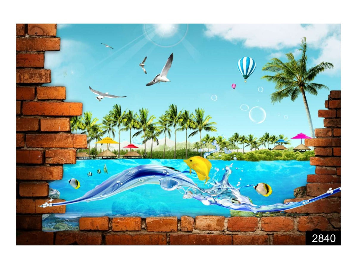 Beach View Wallpaper for wall