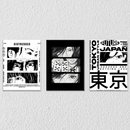 Anime Girl, Set Of 3
