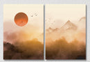 Nature Landscape Wall Art 1, Set Of 2