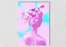 Female Floral Ancient Sculpture Art