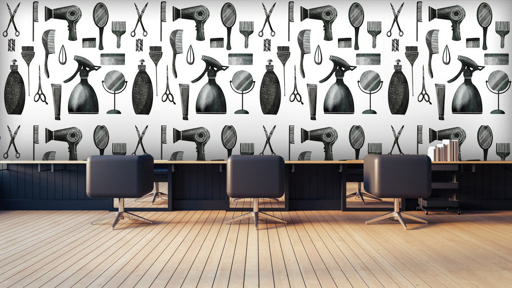 Hand Drawn Set Of Hair Styling