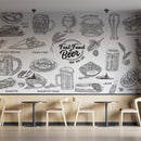 Fast Food And Beer Customize Wallpaper
