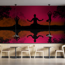 Wall Picture Yoga Dance Room Wallpaper
