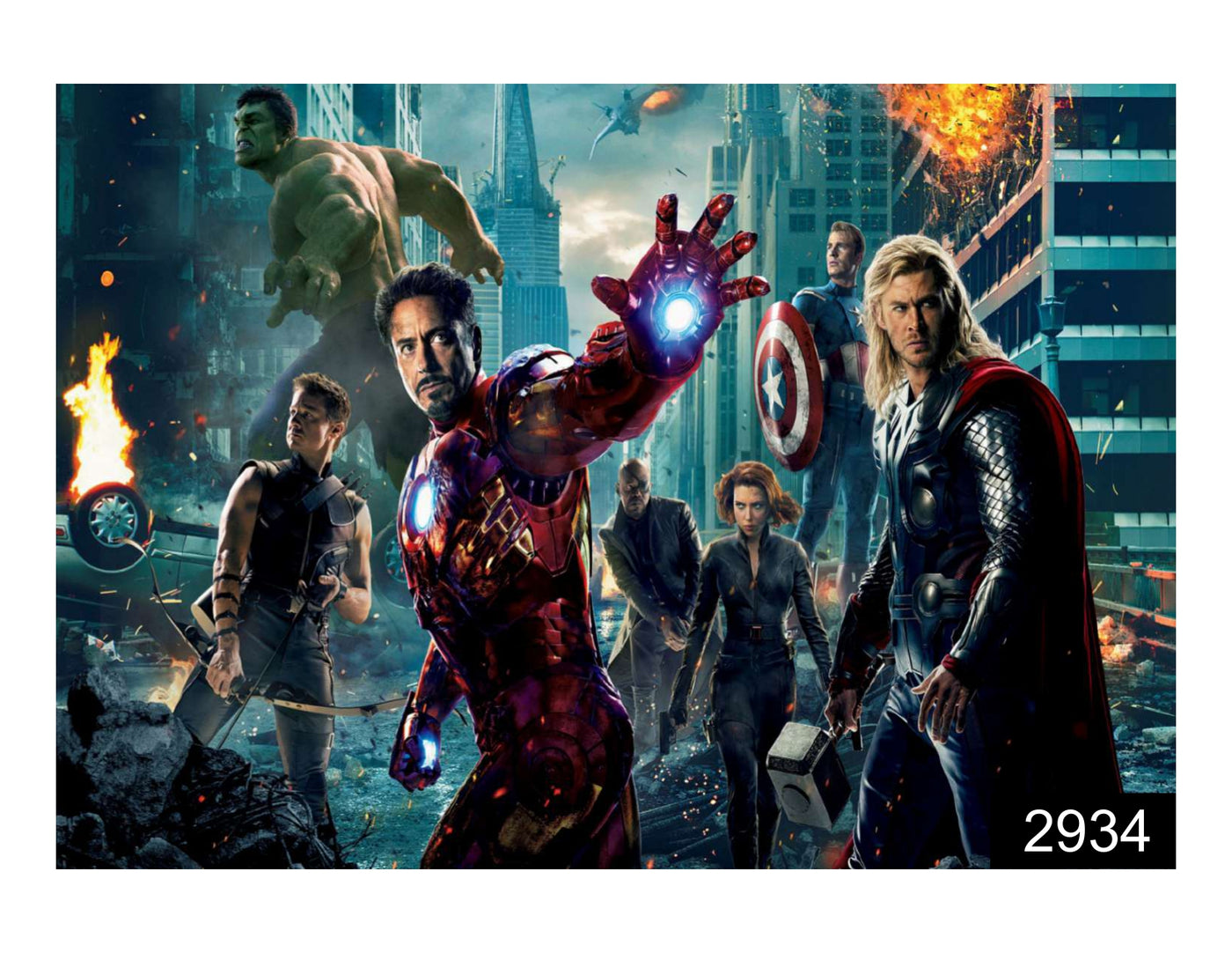 Avengers in Action Wallpaper for Wall
