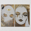 Fantasy Oil Canvas, Set Of 2