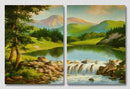 Nature Landscape Wall Art 3, Set Of 2
