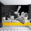 Black & White Chess Figure Wallpaper