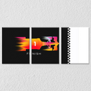 F1 Racing Wall Art , Set Of 3