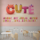 Cute Alphabet School Wallpaper