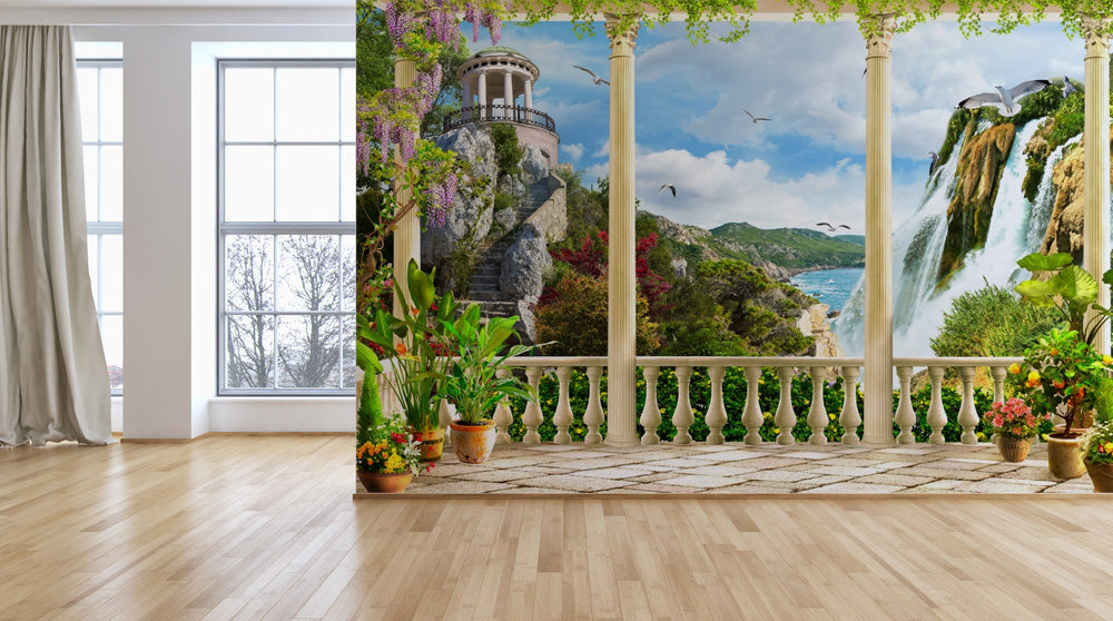 Beautiful Stay Waterfall Wallpaper
