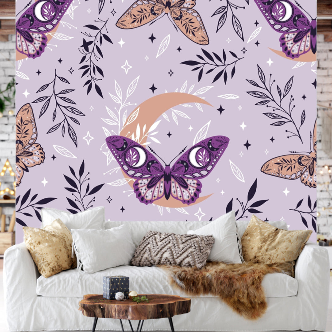 Purple Butterfly Wallpaper