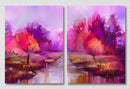 Nature Landscape Wall Art 4, Set Of 2