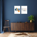 Beach Please And Summer Vibes Wall Art, Set Of 2