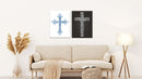 Jesus Quotes On Cross Wall Art, Set Of 2