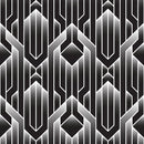 Black White 3D Self Adhesive Sticker For Wardrobe