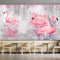 Flamingo Painting Wallpaper