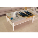 Beautiful Art Of Deer And Butterfly Self Adhesive Sticker For Table