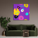 Purple Cat Canvas