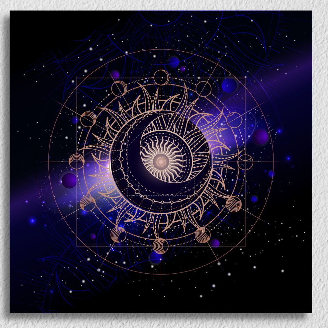 Black Violet Moon Phases
