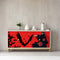 Red And Black Animation Self Adhesive Sticker For Cabinet