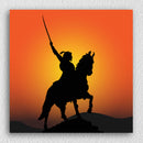 Black Shivaji Silhouette