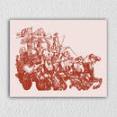 Mahabharat Stensil Art