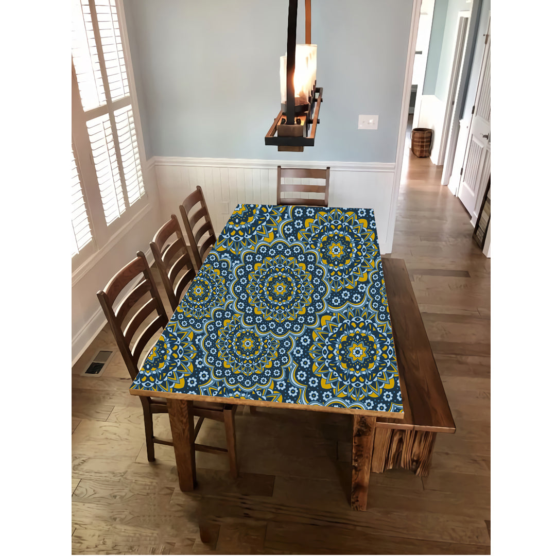 3D Multi Mandala Art Self Adhesive Sticker For Table