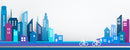 Blue Skyline Wallpaper