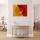 Om In 2 Shades Self Adhesive Sticker Poster