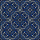 Blue White Mandala Art Self Adhesive Sticker For Table