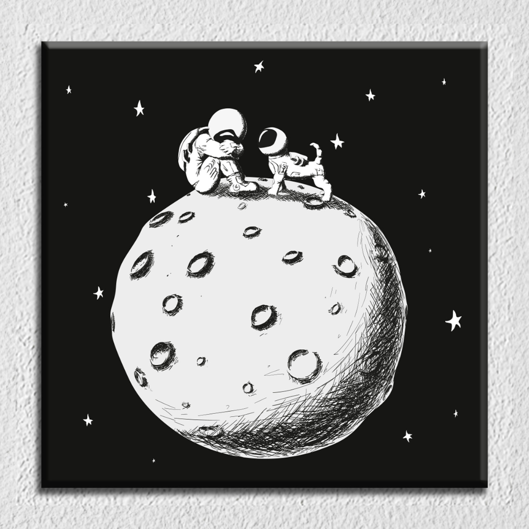 Astronaut And Dog Art