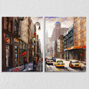 Sunny Street View, Set Of 2